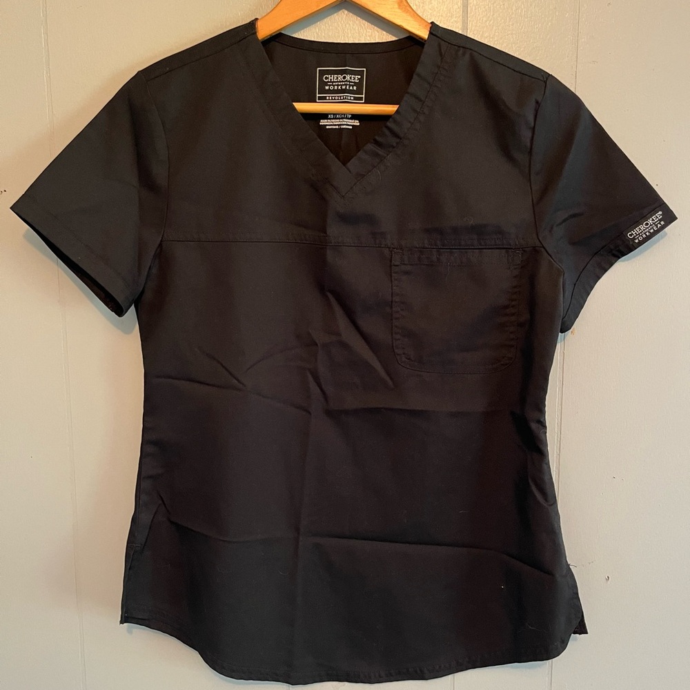 Cherokee workwear WOMENS XS scrub top